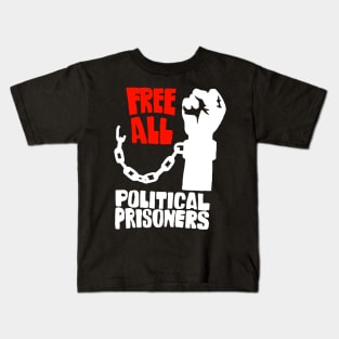 FREE ALL POLITICAL PRISONERS Kids T-Shirt